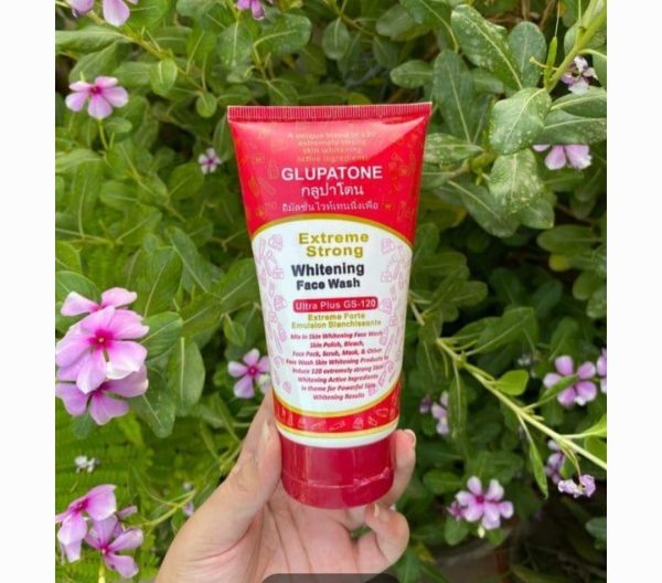 Glupatone Whitening Face Wash Gs 120 | Extreme Strong Powerful Whitening For Clear Skin 60ml