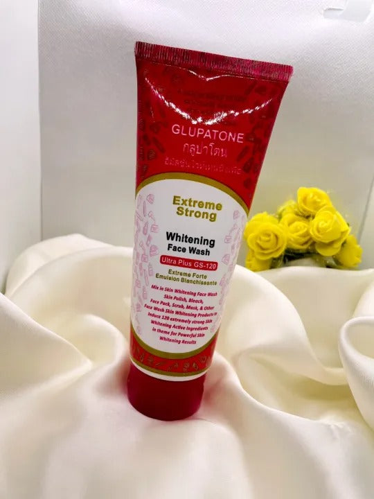 Glupatone Whitening Face Wash Gs 120 | Extreme Strong Powerful Whitening For Clear Skin 60ml
