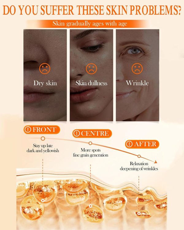 Whitening Cream | Vitamin C Hydrating Face Cream – Glowing & Repairing Moisturizer For Fine Lines, Wrinkles & Uneven Skin Tone