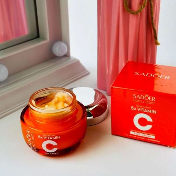Whitening Cream | Vitamin C Hydrating Face Cream – Glowing & Repairing Moisturizer For Fine Lines, Wrinkles & Uneven Skin Tone