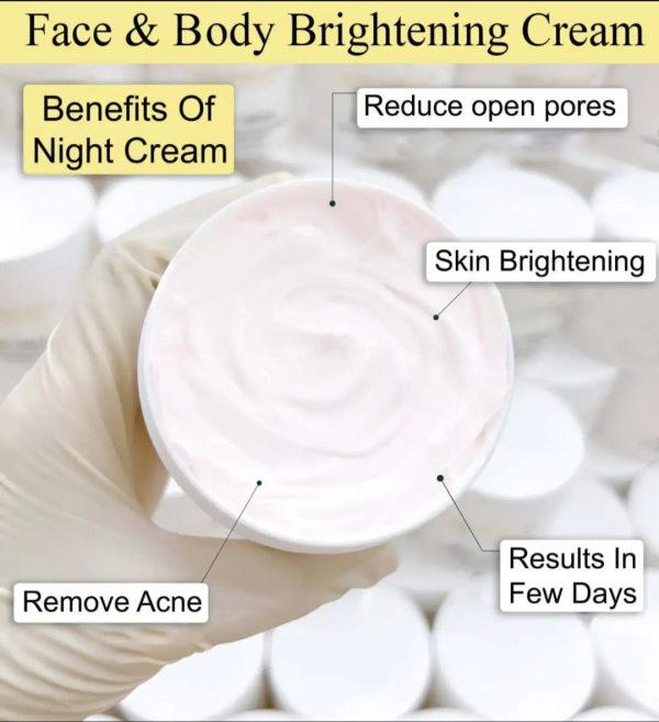 The Health Healer Night Cream – Best Quality Night Cream Seal Packed | Health Healer Night Cream | Cream | Cream For Skin – Night Cream | Brightening Cream | Cream For Remove Acne – 60 Gram