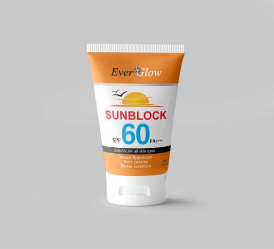 Ever Glow Whitening Sunblock Spf 60 – | Brightening & Broad Spectrum Protection