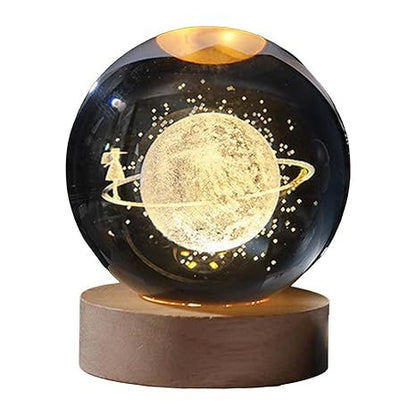 Crystal Ball Night Light Desktop Lamp Dinner Table Office Dorm Home Spacewalk Lamps Lighting Ceiling Fans Night Lights Bought 93