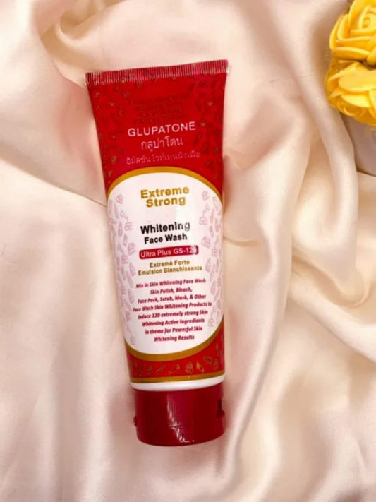 Glupatone Whitening Face Wash Gs 120 | Extreme Strong Powerful Whitening For Clear Skin 60ml
