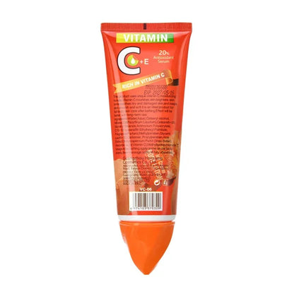 Liru Vitamin C + E 20% Antioxidant Serum Body Lotion – Orange Ice Cream Formula For Bright & Soothing Skin (120ml) – Without Box
