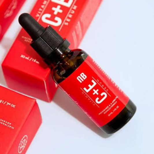 Nirvana Botanics Vitamin C + E Serum – 15 ml | Anti Acne & Glowing Serum Vitamin C + E