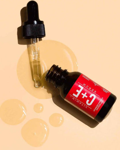 Nirvana Botanics Vitamin C + E Serum – 15 ml | Anti Acne & Glowing Serum Vitamin C + E