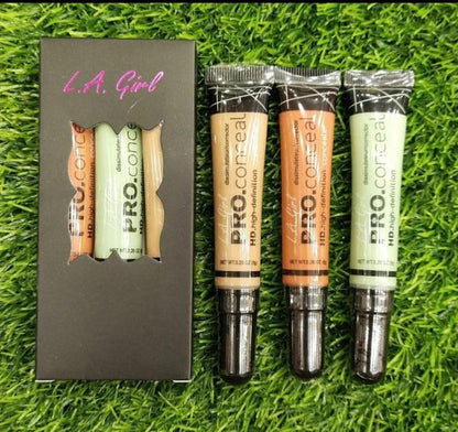 Pack Of 03 L.a. Girl High Definition Concealer | Best Quality Concealer For Girls