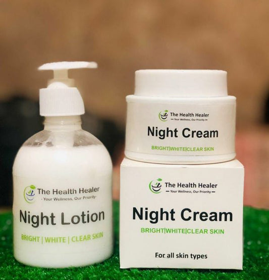 Pack Of 2 Anti Aging Night Cream & Night Lotion Deal