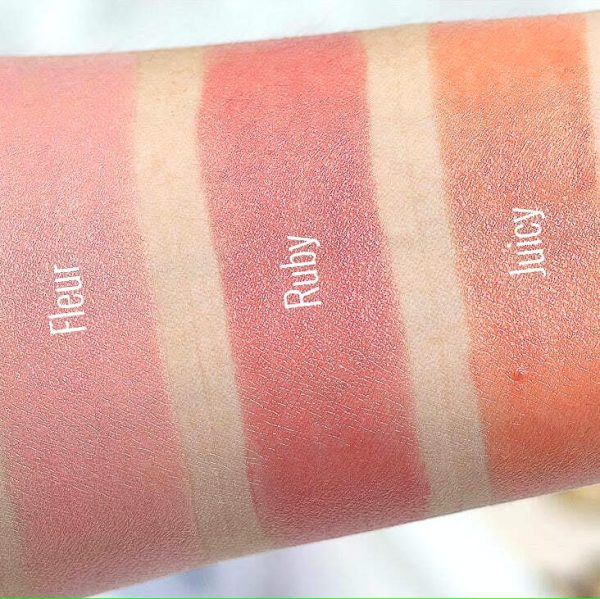 Pack Of 3 On-the-glow Blush Stick Pixi (ruby + Juicy + Fleur)