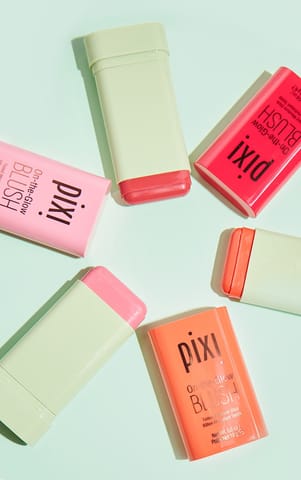 Pack Of 3 On-the-glow Blush Stick Pixi (ruby + Juicy + Fleur)