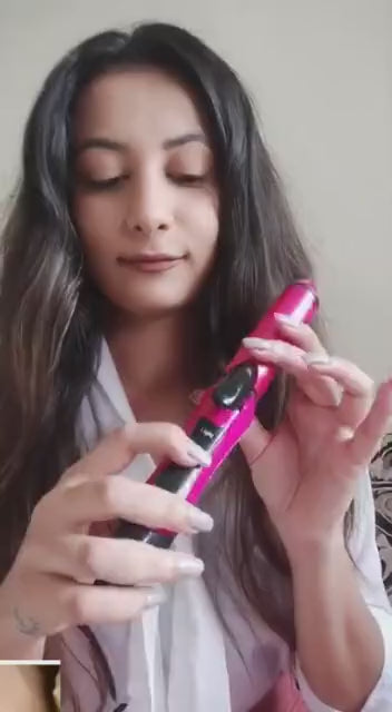2-in-1 Nova Hair Straightener And Curler – Dual-use Styling Tool With Quick Heat-up Technology, Ceramic Plates For Smooth Straightening & Effortless Curls Model-nh-2009 – Portable