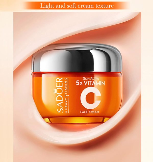 Whitening Cream | Vitamin C Hydrating Face Cream – Glowing & Repairing Moisturizer For Fine Lines, Wrinkles & Uneven Skin Tone