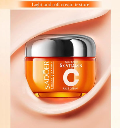 Whitening Cream | Vitamin C Hydrating Face Cream – Glowing & Repairing Moisturizer For Fine Lines, Wrinkles & Uneven Skin Tone