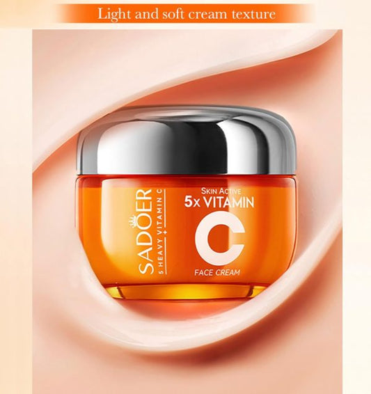 Whitening Cream | Vitamin C Hydrating Face Cream – Glowing & Repairing Moisturizer For Fine Lines, Wrinkles & Uneven Skin Tone