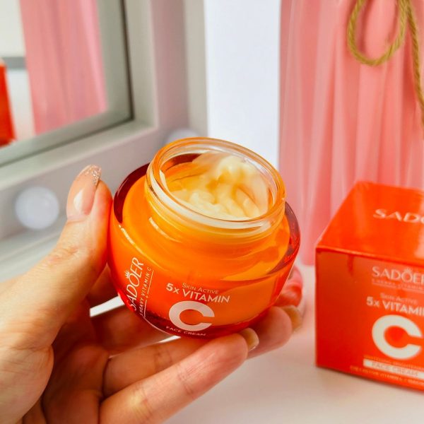 Whitening Cream | Vitamin C Hydrating Face Cream – Glowing & Repairing Moisturizer For Fine Lines, Wrinkles & Uneven Skin Tone
