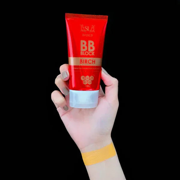 Sl Basics Bb Block 50g A Revolutionary Tinted Sunscreen Offering Hydration, Protection, And Flawless Coverage. Enriched With Vitamin E