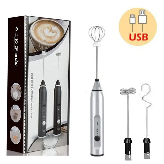 Milk Frothers Electric Handheld Blender With USB Electrical Mini Coffee Maker Whisk Mixer For Coffee Cappuccino Cream