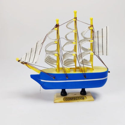 Wooden Sailing Boats Ship Model | Handcrafted Boat Home Decoration